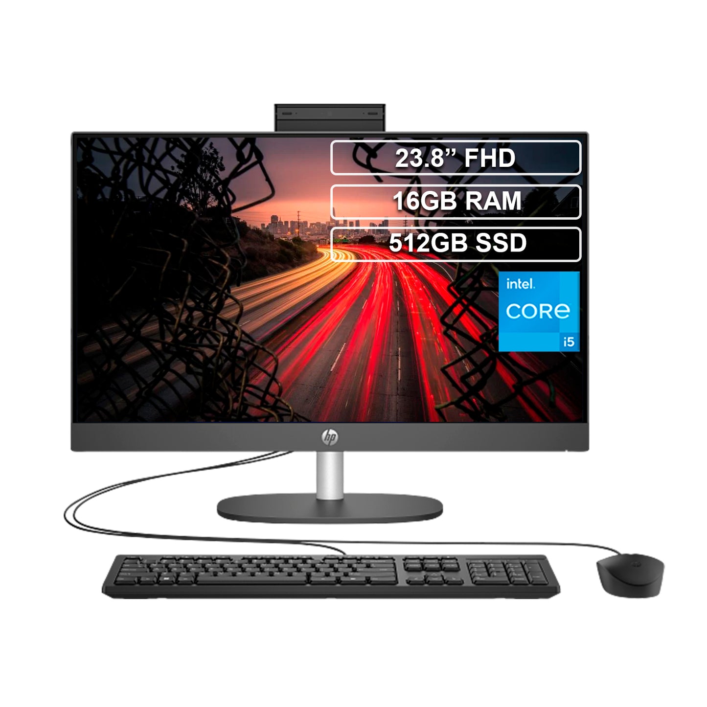 Todo en uno AIO HP Core i5 1334U 16GB 512GB FHD 23.8