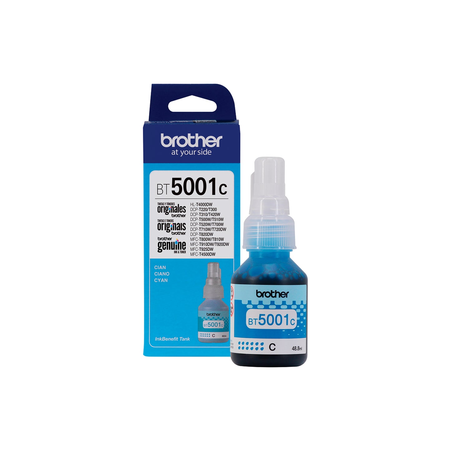 Tinta Brother BT5001C 48 ml - Cian