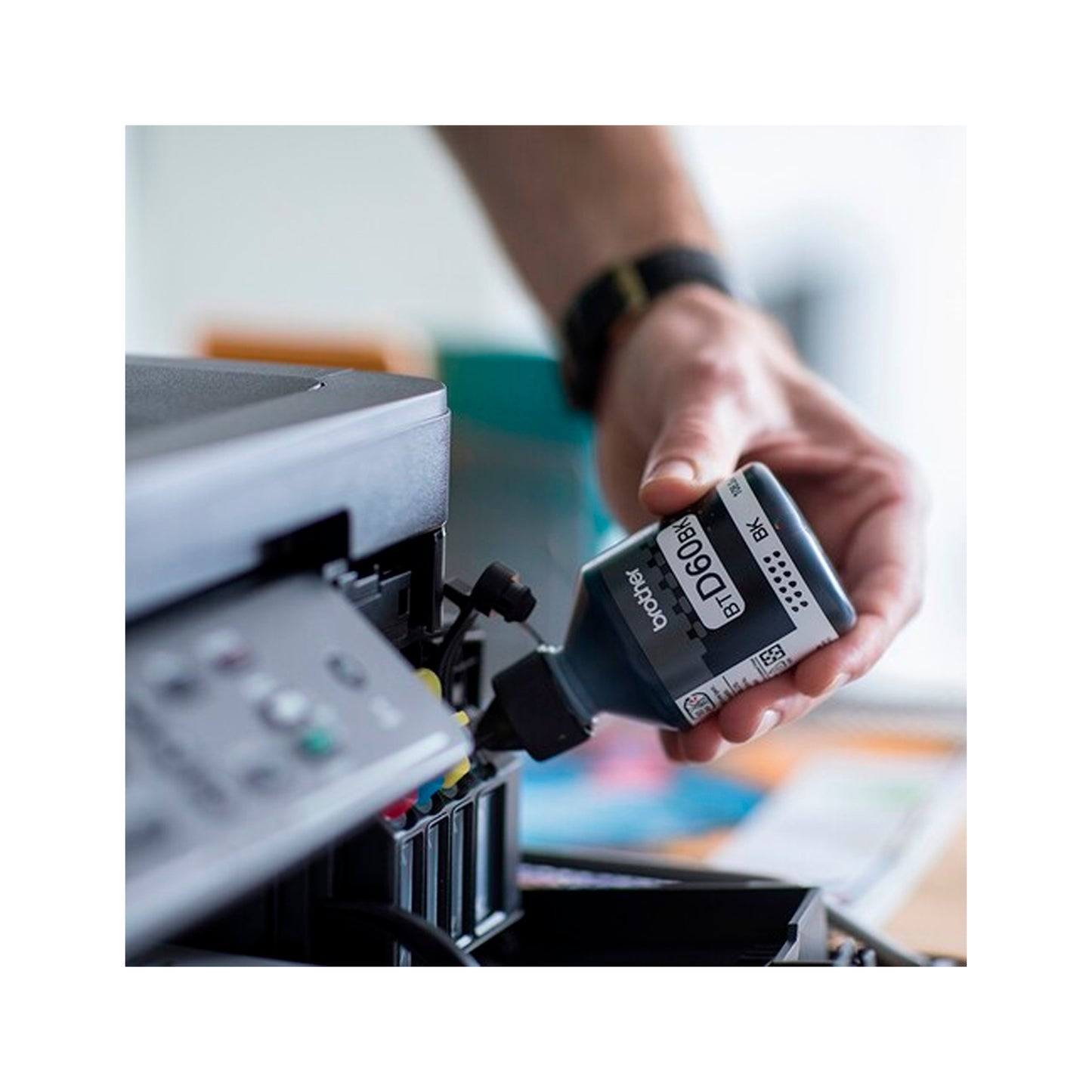 Tinta Brother BTD60BK 108 ml - Negro