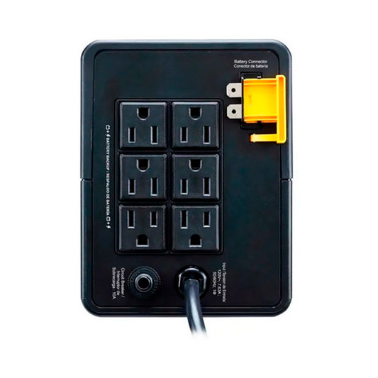 Ups Apc Bvx1200l-lm 1200va Interactiva 6 Tomas Avr 650 Watts