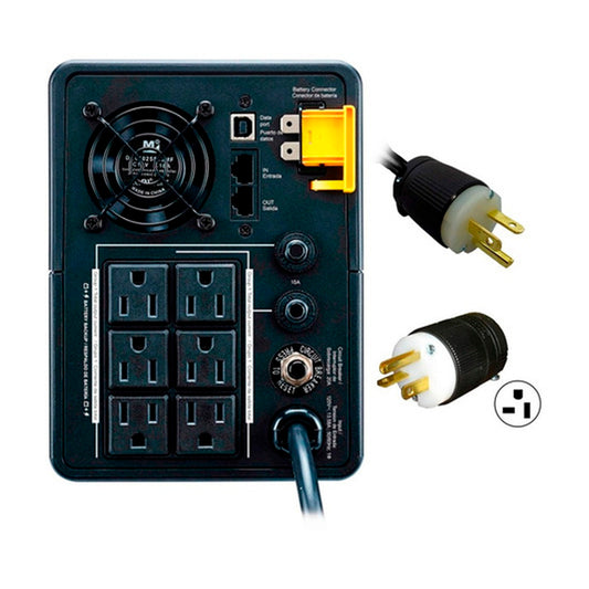Ups Apc Bx2000m-lm 2000va Interactiva 6 Tomas Avr 1200 Watts