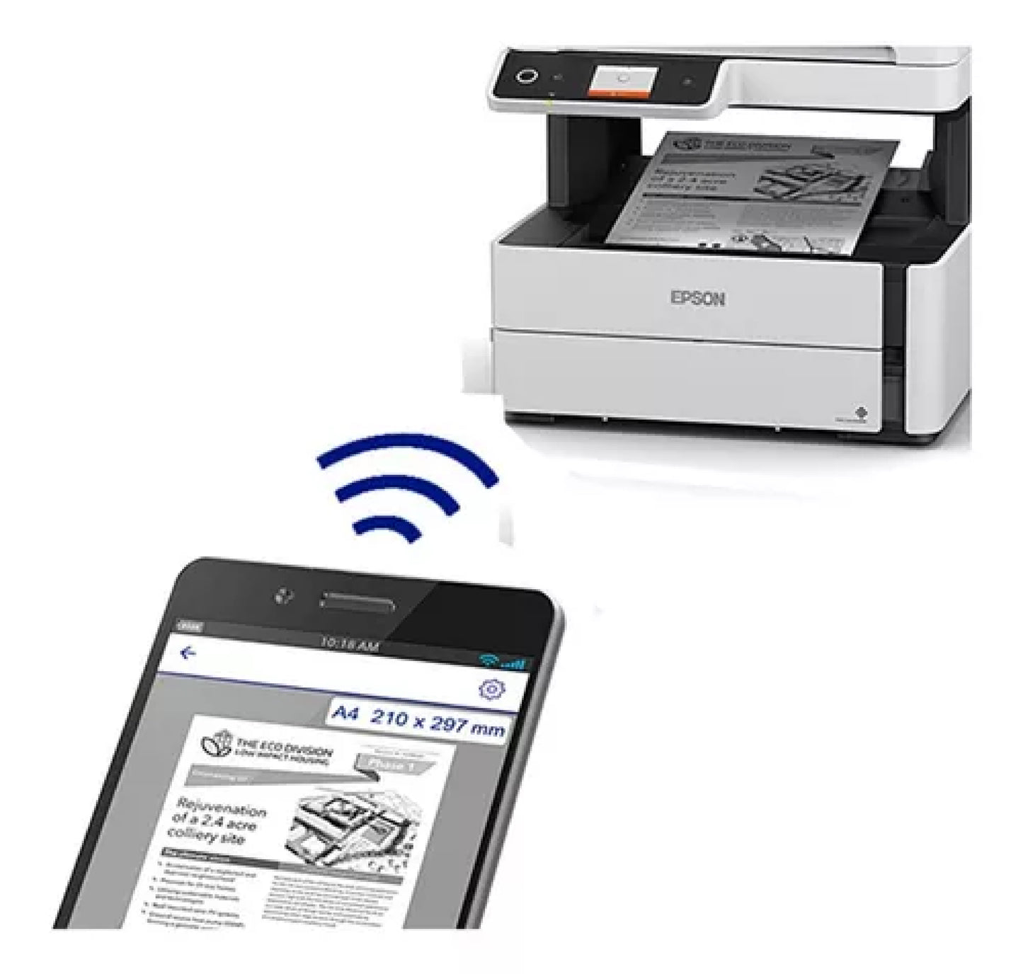 Impresora Monocromatica Epson M3170 Ecotank® Wifi Fax Y Adf