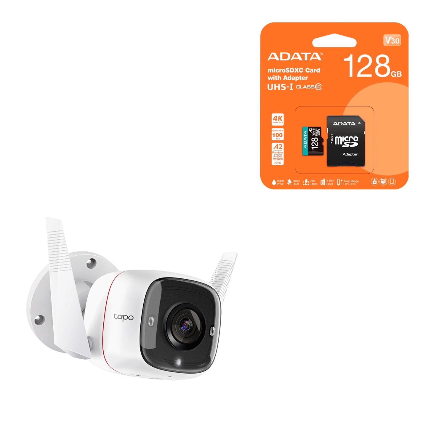 Cámara Tapo C310 vigilancia Exterior Wi-fi TP-Link + 128GB