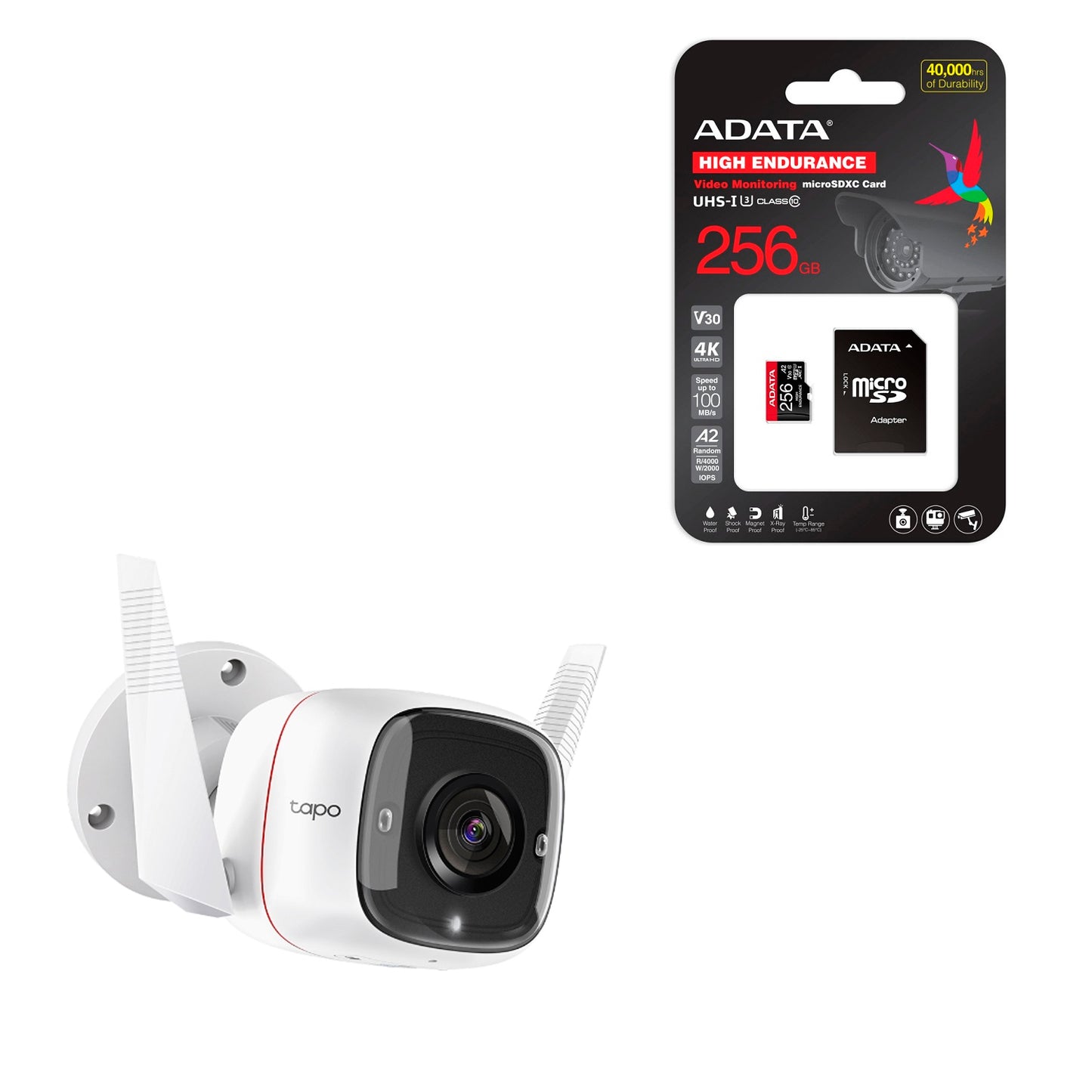 Cámara Tapo C310 Vigilancia Exterior Wi-fi TP-Link + 256GB