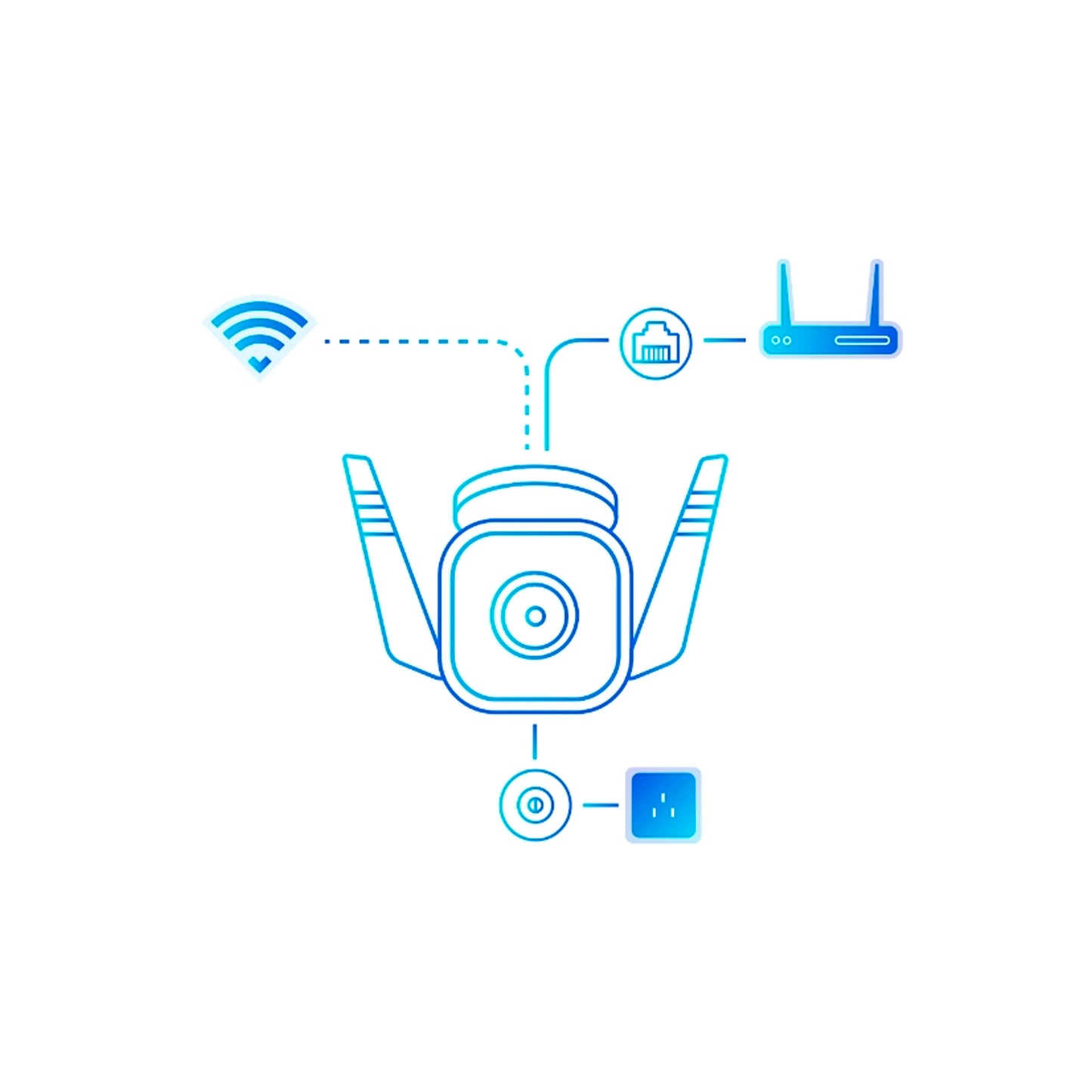 Cámara Tapo C310 Vigilancia Exterior Wi-fi TP-Link + 256GB