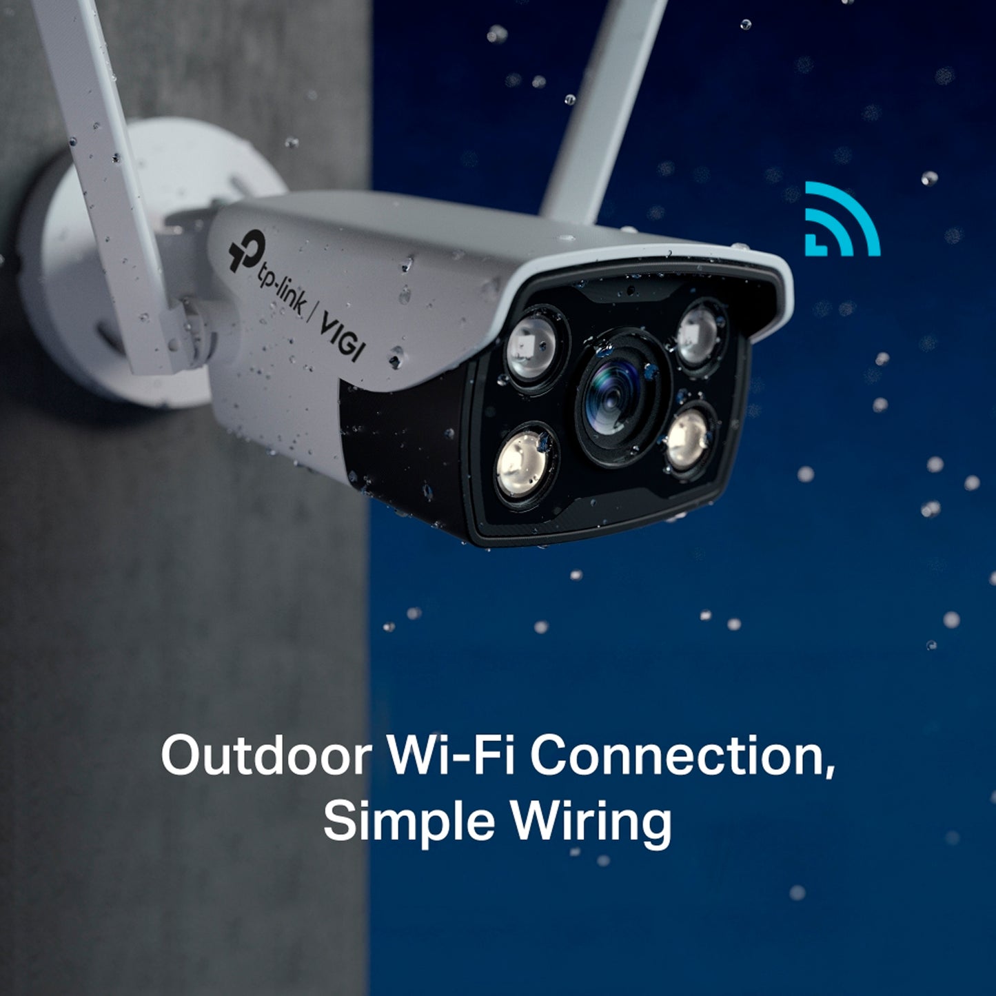 Cámara De Seguridad Ip/wifi Tp-link 4mp Vigi C340-w + 256GB