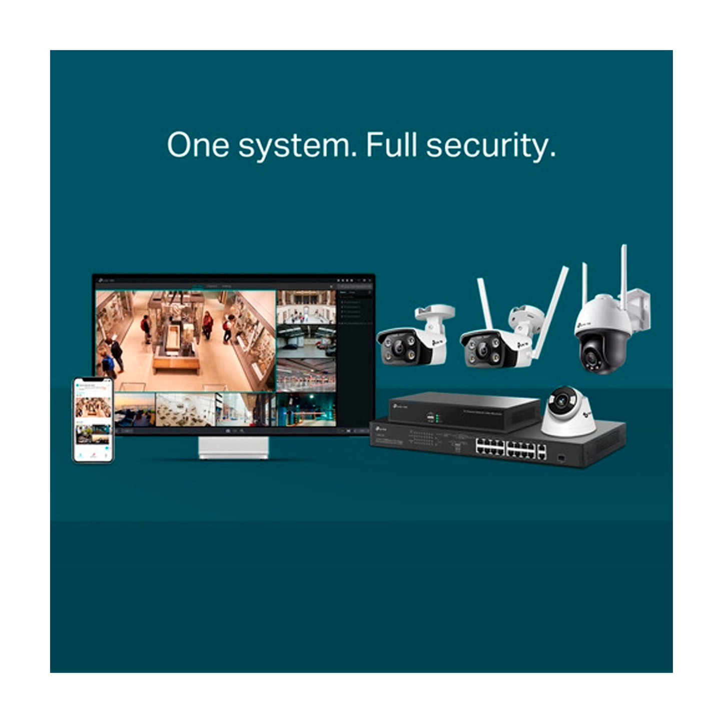 Cámara De Seguridad Ip/wifi Tp-link 4mp Vigi C340-w 4mm Ext.