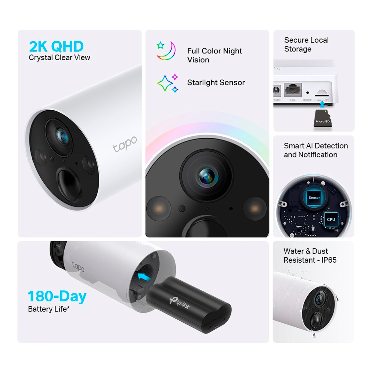 Cámara Tapo C420s1 Vigilancia Inalámbrica TP-Link + 256GB