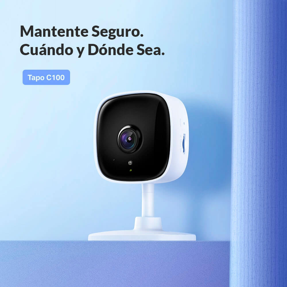 Tapo C100 Cámara De Seguridad Wi-fi Full Hd Audio Microfono