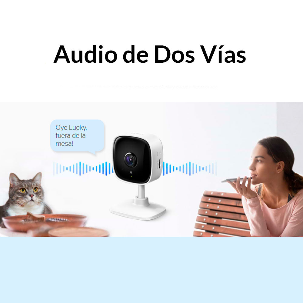 Tapo C100 Cámara De Seguridad Wi-fi Full Hd Audio Microfono
