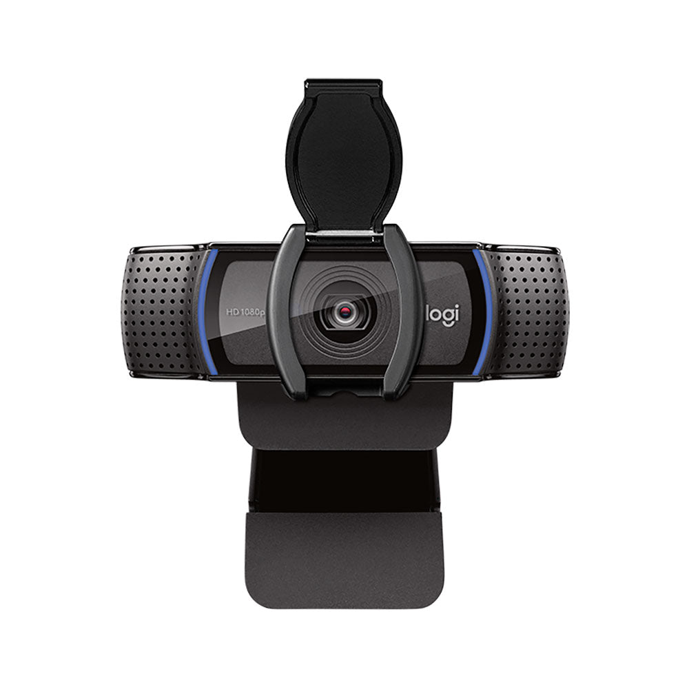 Cámara Web Full Hd Logitech C920e rial Tapa Obturador