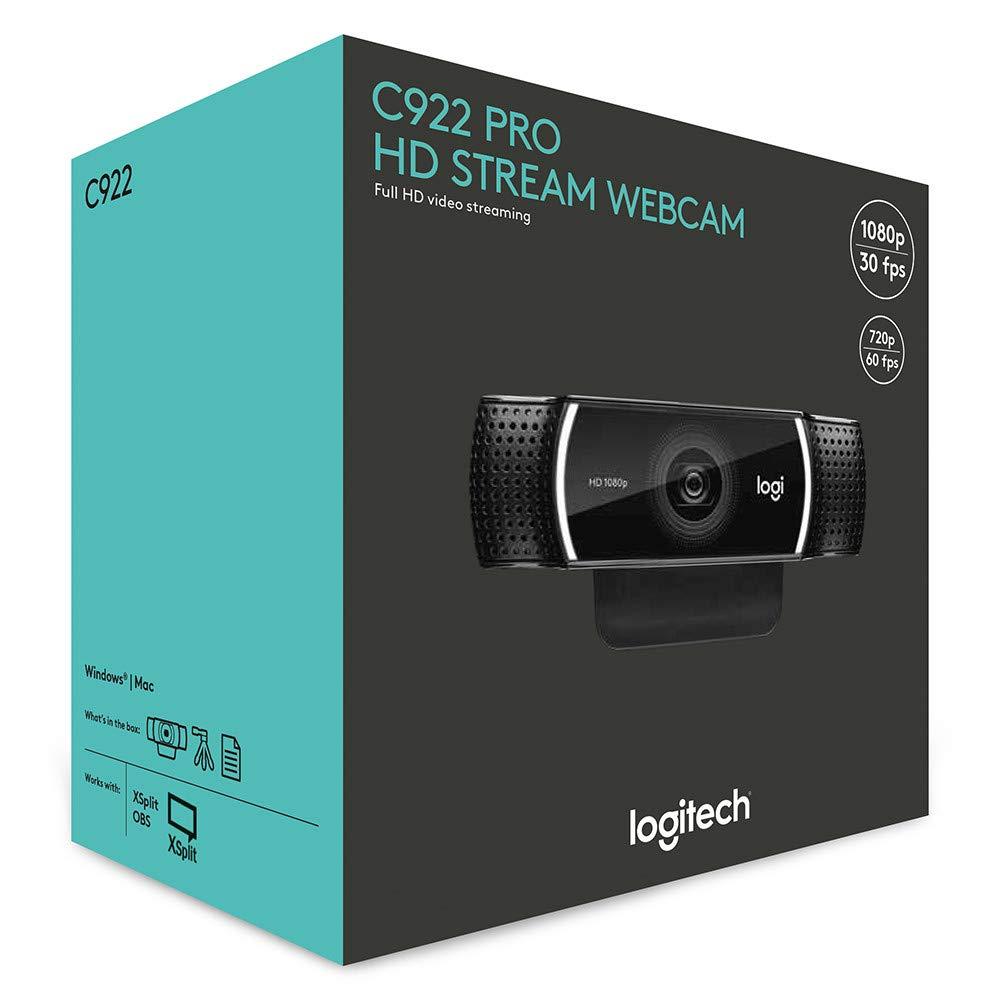 Camara Web Full Hd Logitech C922 Pro Stream 1 Año Garantía