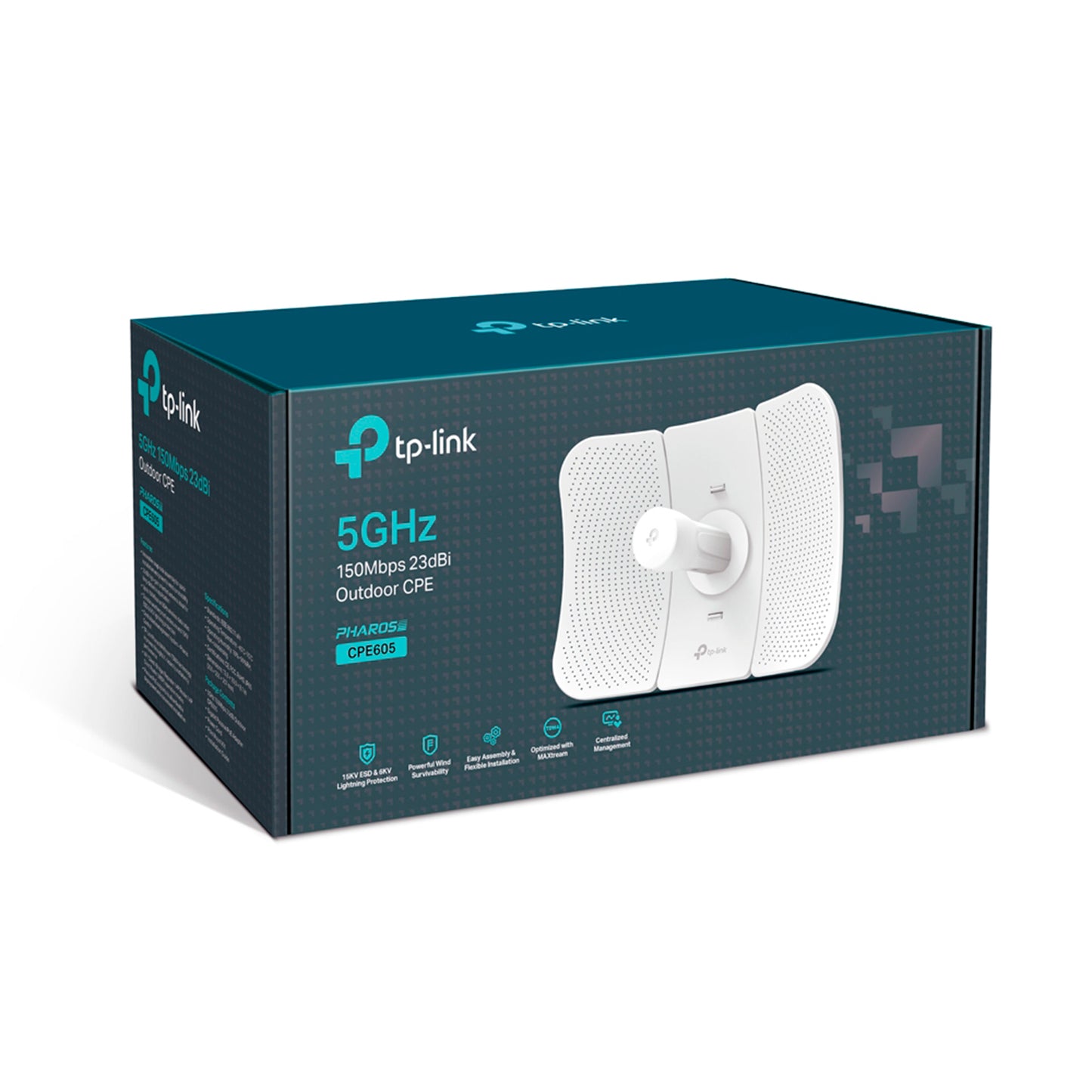 Antena Externa TP-LINK CPE605 Radio Enlace 5GHZ 150MBPS 23dB