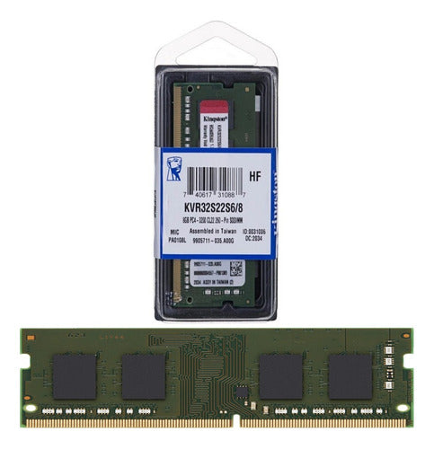 Memoria Ram Kingston Kvr32s22s6/8 Valueram 8gb Color Verde