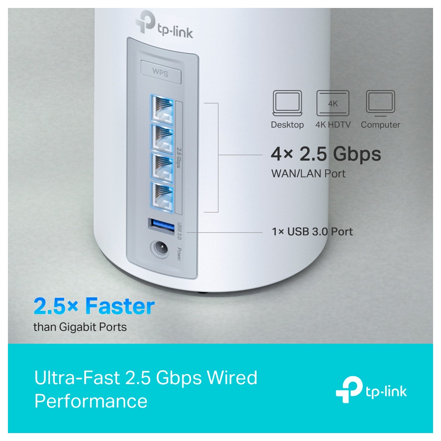 Sistema Deco TP-LINK 7 Mesh BE9300 Deco BE65 Triple Banda