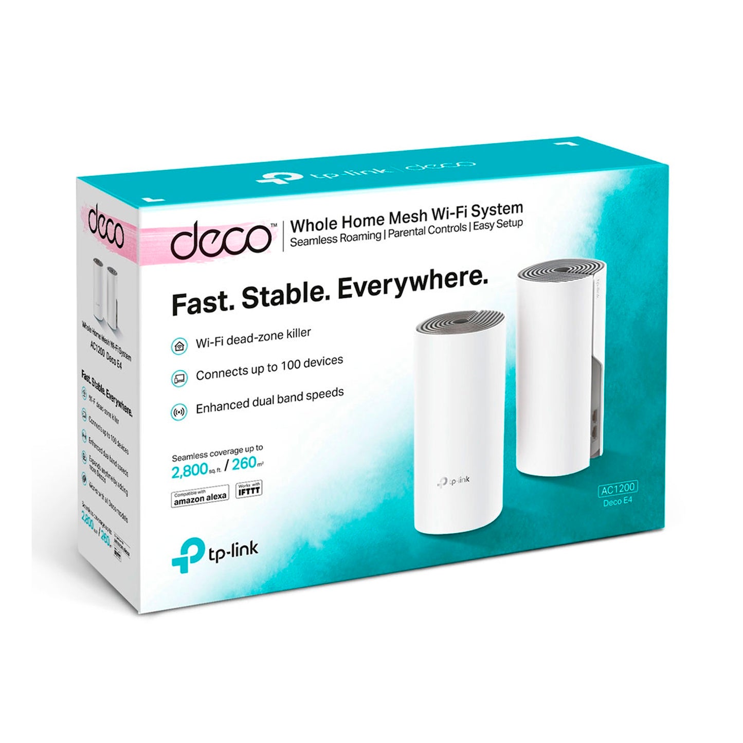 Extensor Wifi Mesh Deco E4 Banda Dual 2 Nodos Ac1200 Tp-link