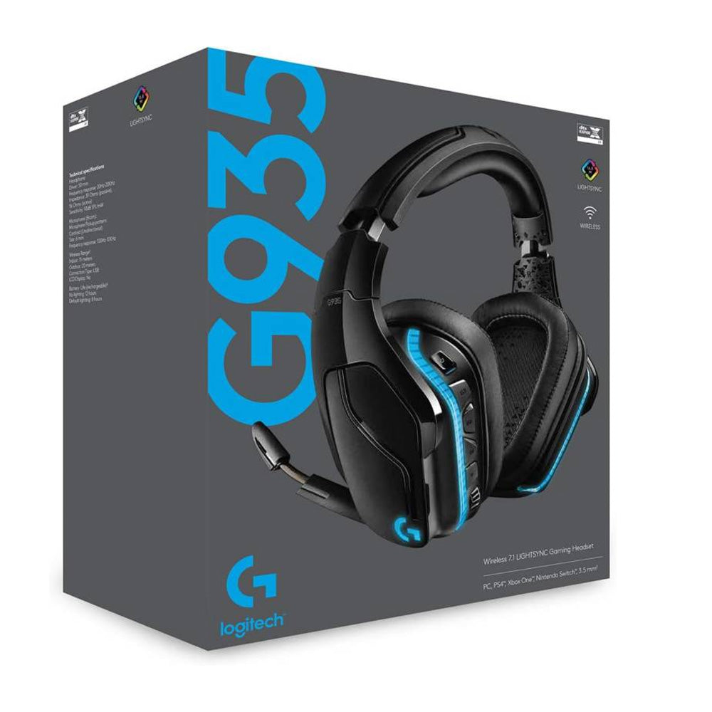 Logitech Diadema Gamer Inalámbrica G935 7.1 Rgb Micrófono