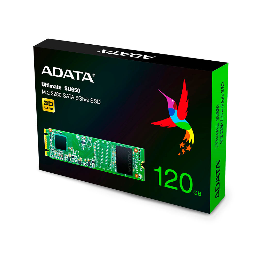 Disco De Estado Solido Ssd 120gb M2 Adata Su650 3d