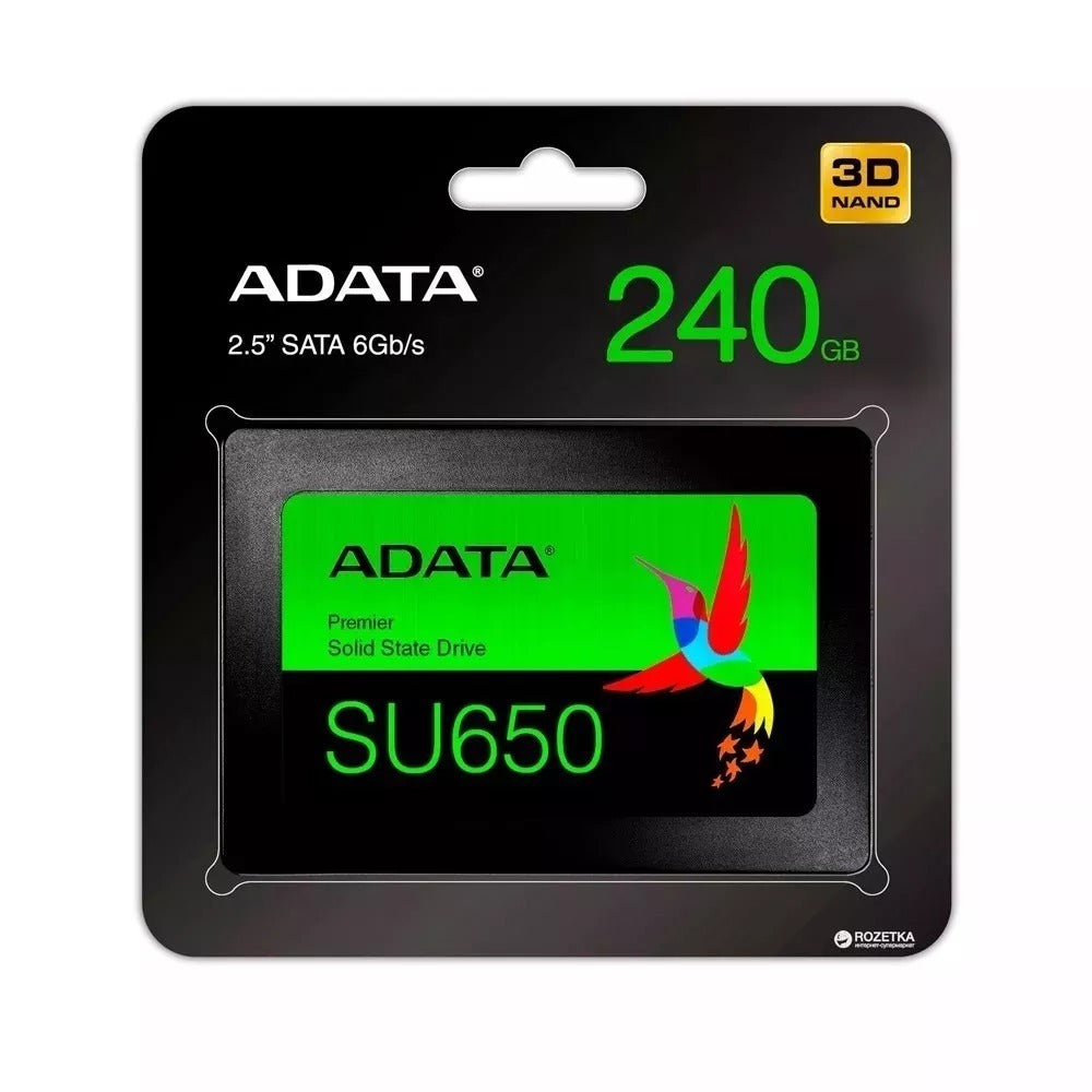 Disco De Estado Solido Ssd 240gb Adata Su650 3d Sata 2.5