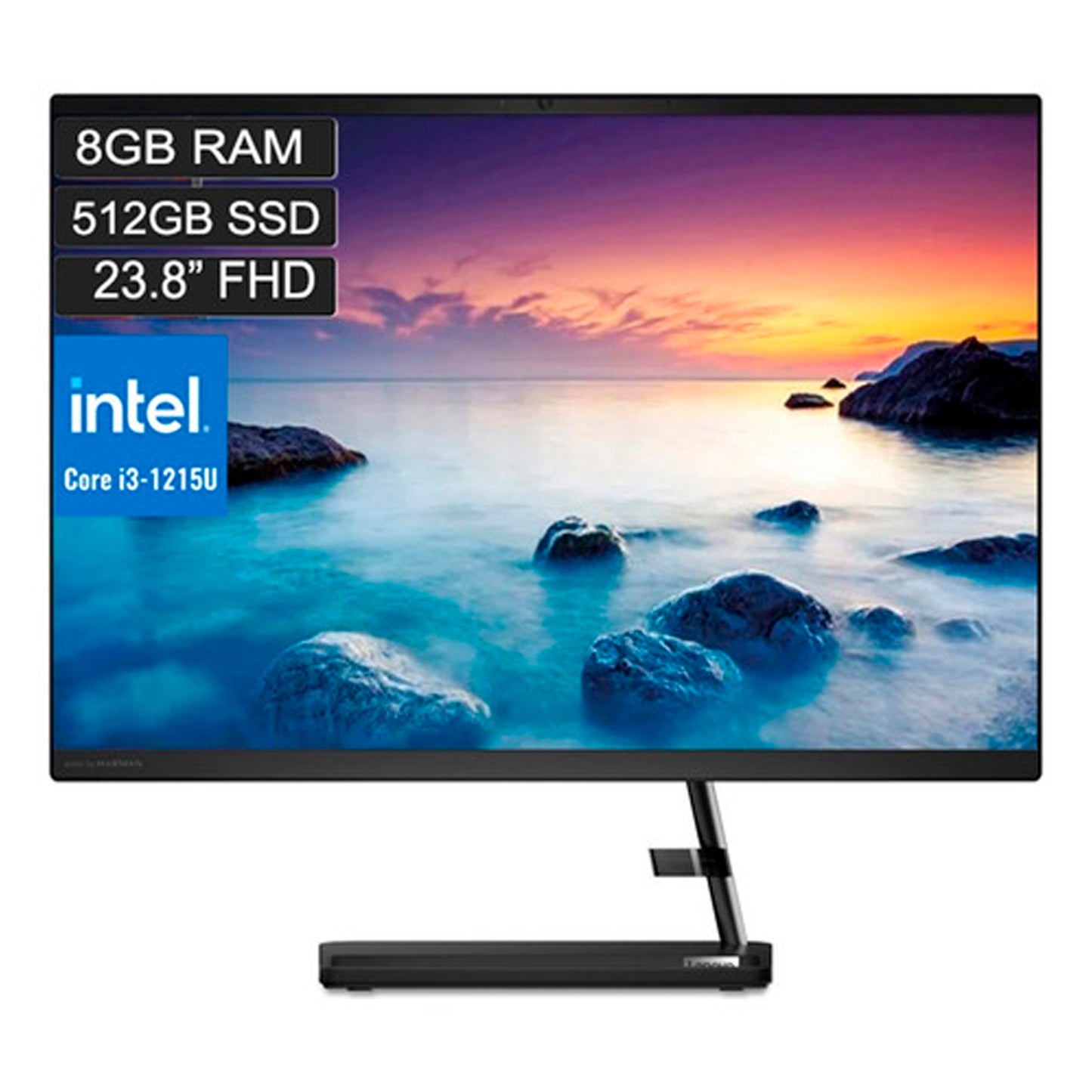 Todo En Uno Lenovo Ideacentre3 24iap7 Corei3 1215u 8gb 512gb