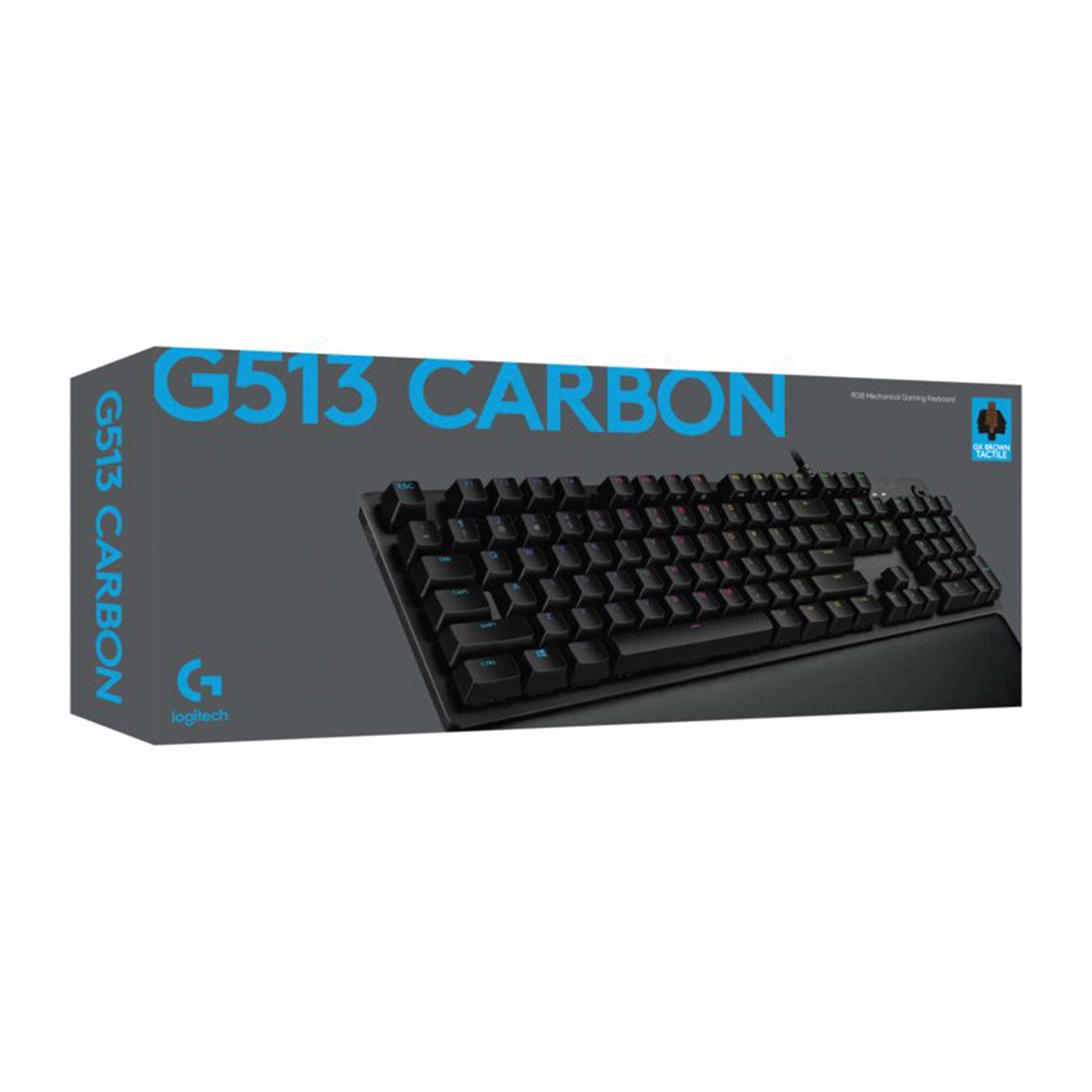 Teclado Mecánico Gamer Logitech G513 Carbon Rgb Inglés Us