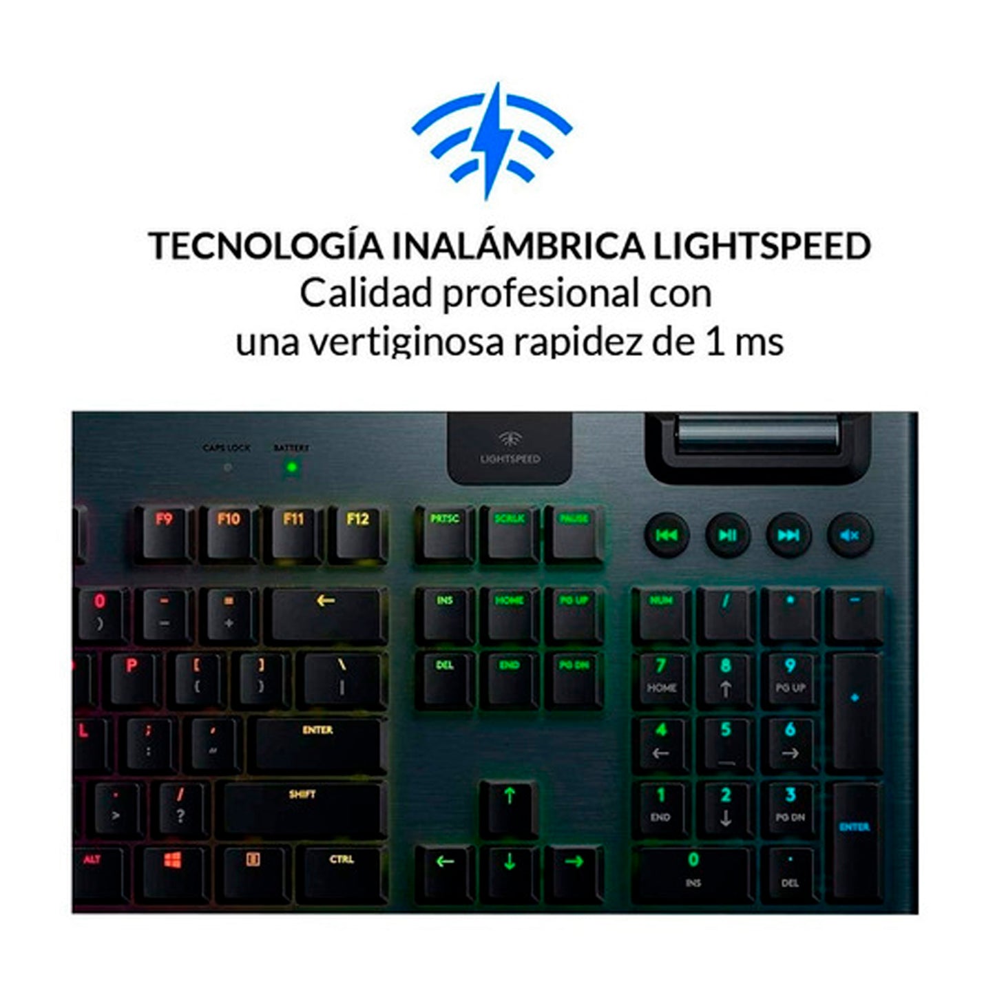 Logitech G915 Teclado Mecánico Gamer Inalámbrico Rgb Usb