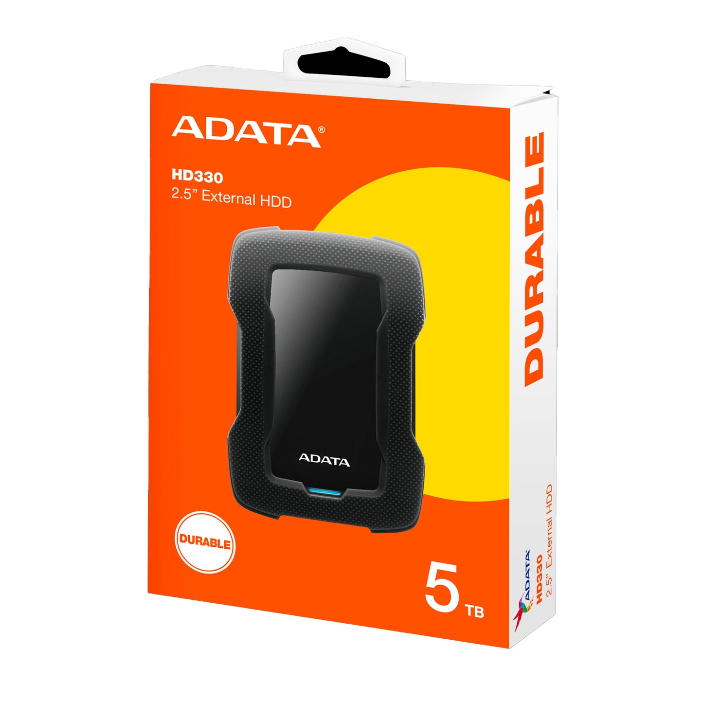 Disco Duro Externo 5tb Antigolpes Adata HD330 Usb Negro