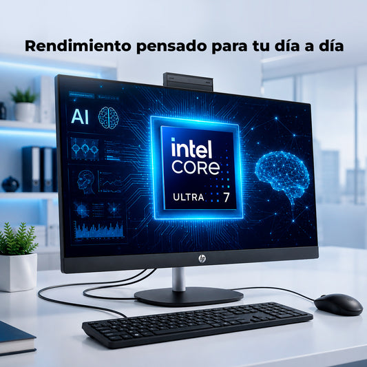 Todo en uno HP ProOne 240 G10 Core Ultra 7 155U 8GB 512GB 23.8" FHD