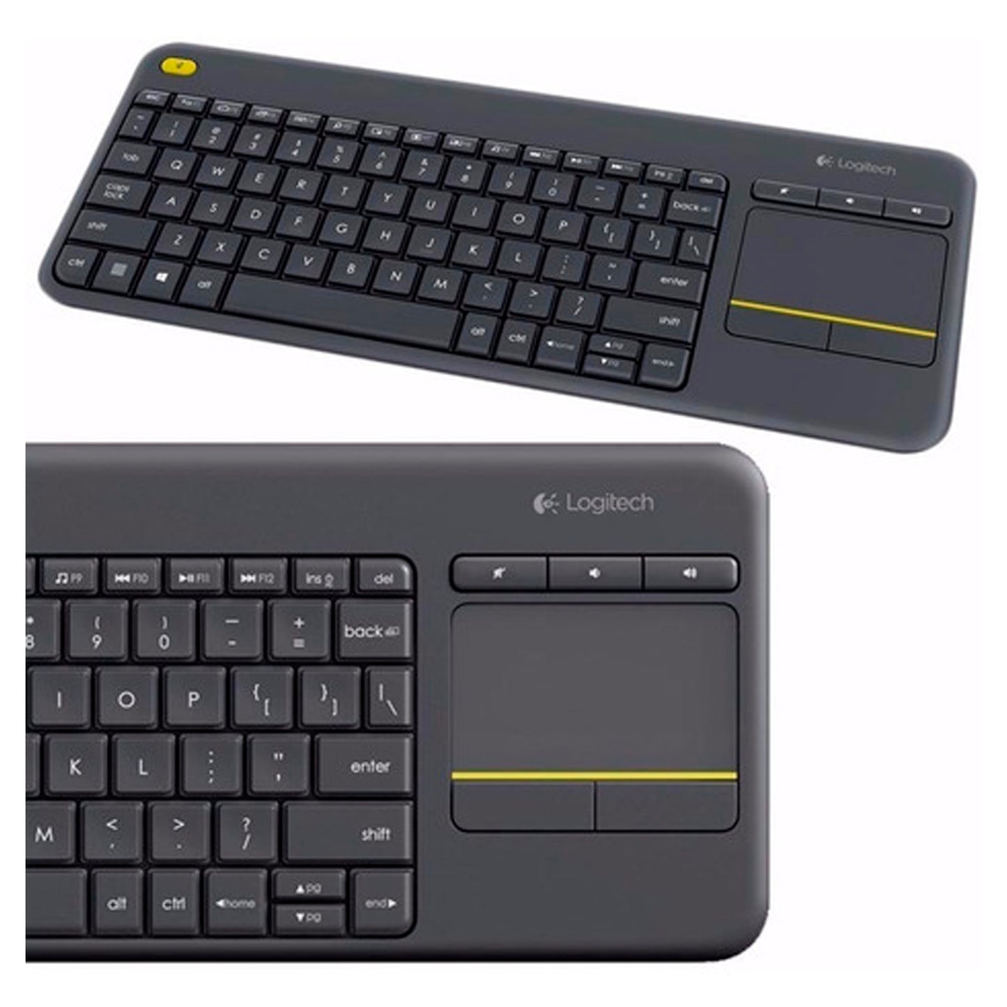 Logitech K400 Plus Teclado Inalambrico Touch Para Smart Tv