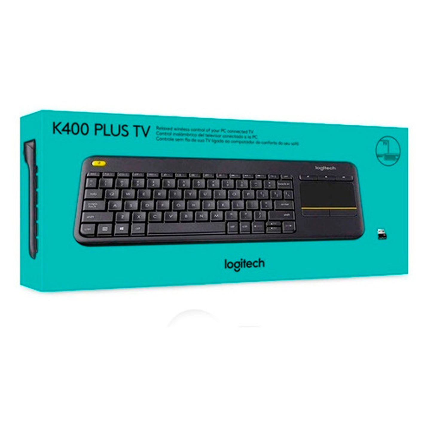Logitech K400 Plus Teclado Inalambrico Touch Para Smart Tv