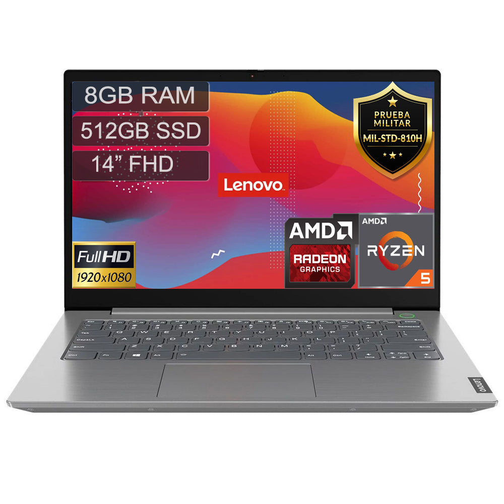 Portátil Lenovo V14 G4 AMN 8gb 512gb Ryzen 5 7520u FHD 14"