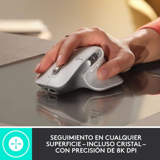 Mouse Logitech MX Master 3S Inalámbrico Bluetooth - Gris