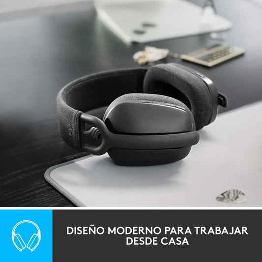 Diadema Logitech Zone Vibe 100 Bluetooth 5.2 Mac PC Negro