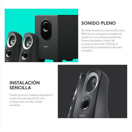 Logitech Z313 Sistema De Sonido 2.1 50 Watts