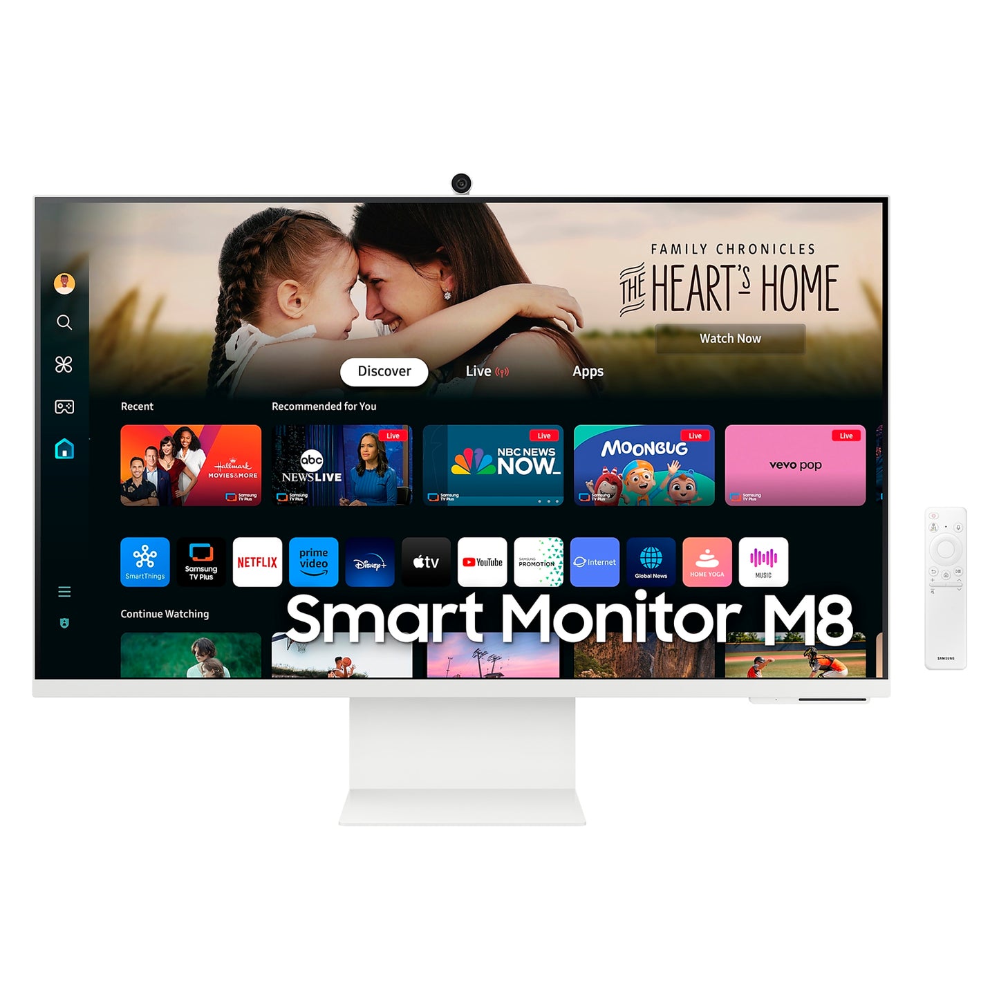 MONITOR SAMSUNG SMART M8 32" 4K 4MS 60Hz CAMARA SLIMFIT WIFI