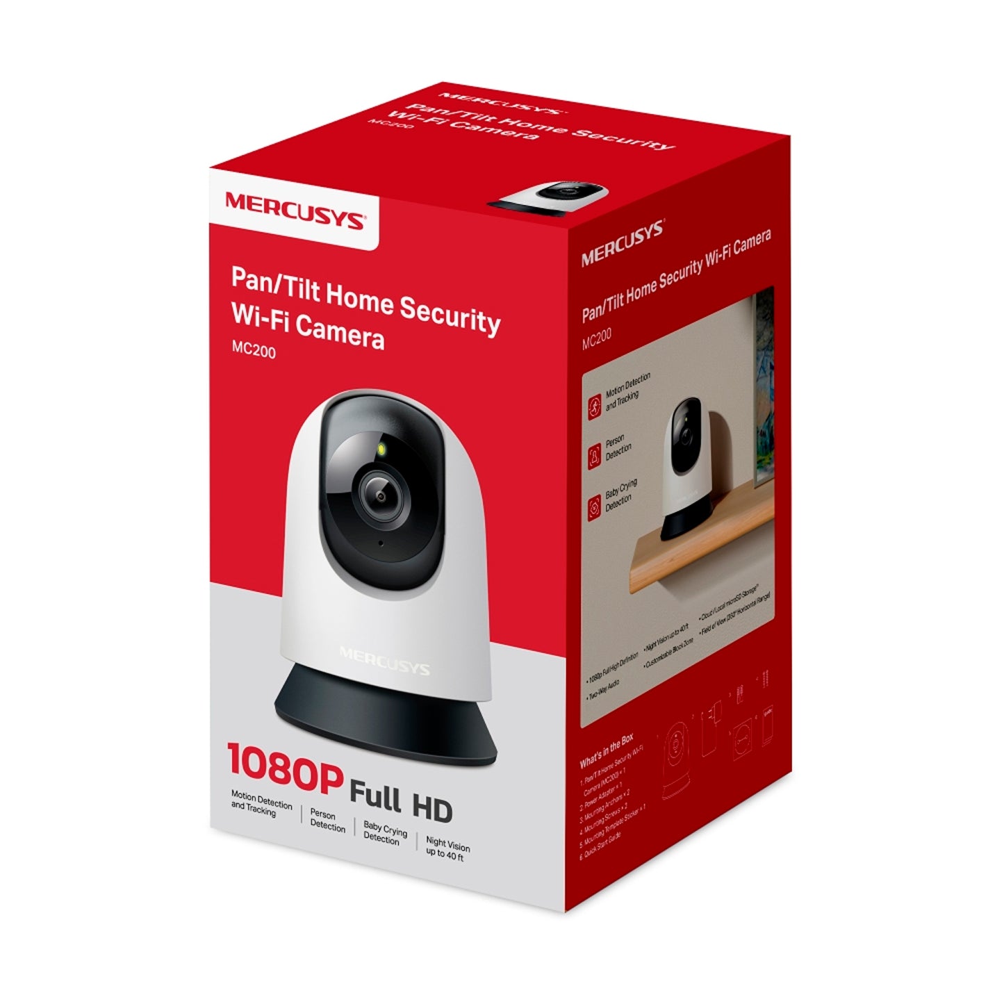 Cámara De Seguridad Mercusys MC200 Wifi Día/noche Full Hd