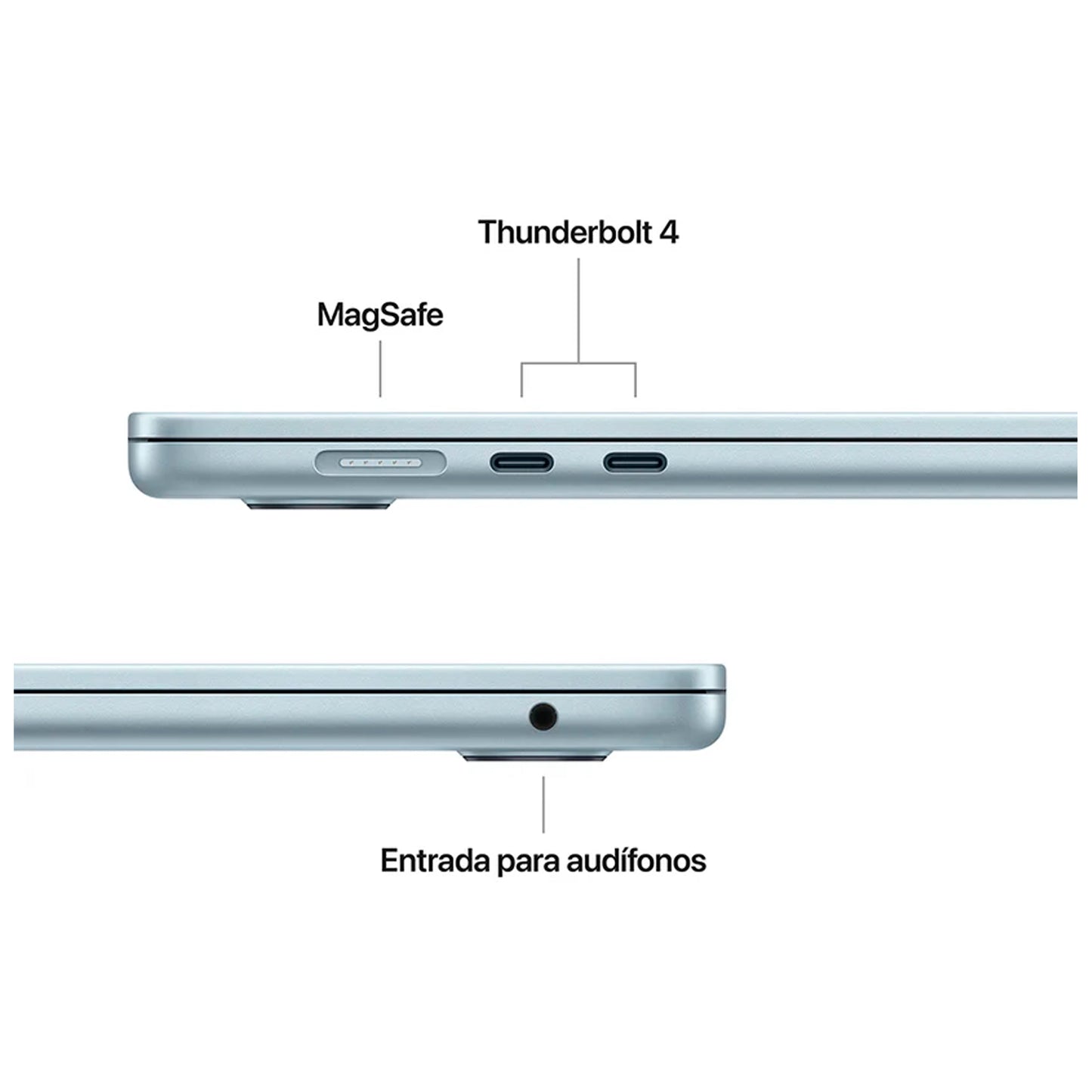 Portátil Apple MacBook Air M4 16GB 512GB Retina 15 - Azul