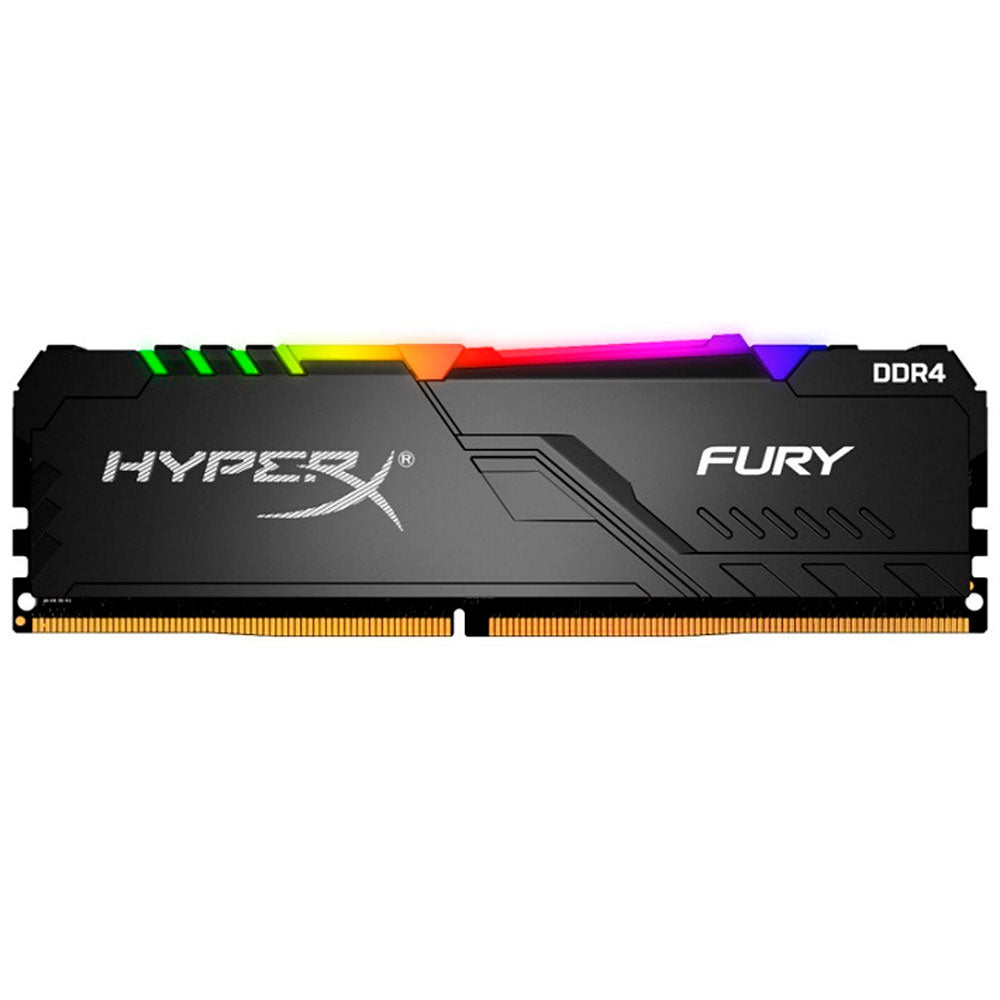Memoria Ram Gamer Rgb 8gb Ddr4 3200 Hyperx Fury Black Pc