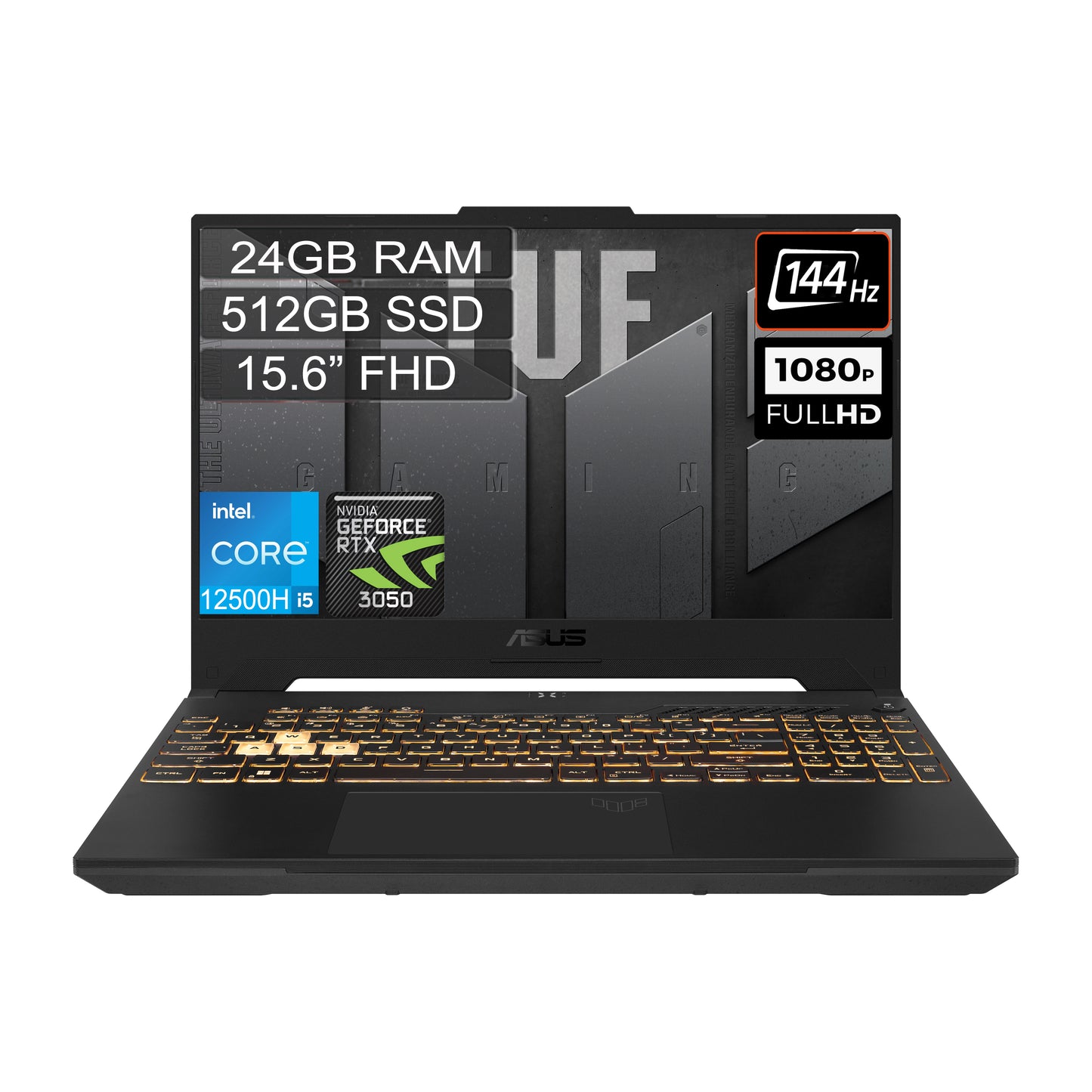 Portátil Gamer Asus Tuf F15 Core i5 12500H 24gb 512gb RTX