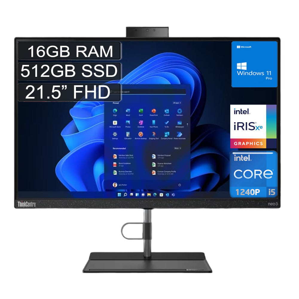 All in One Lenovo NEO 30A Core i5 1240P 16gb 512gb AIO FHD