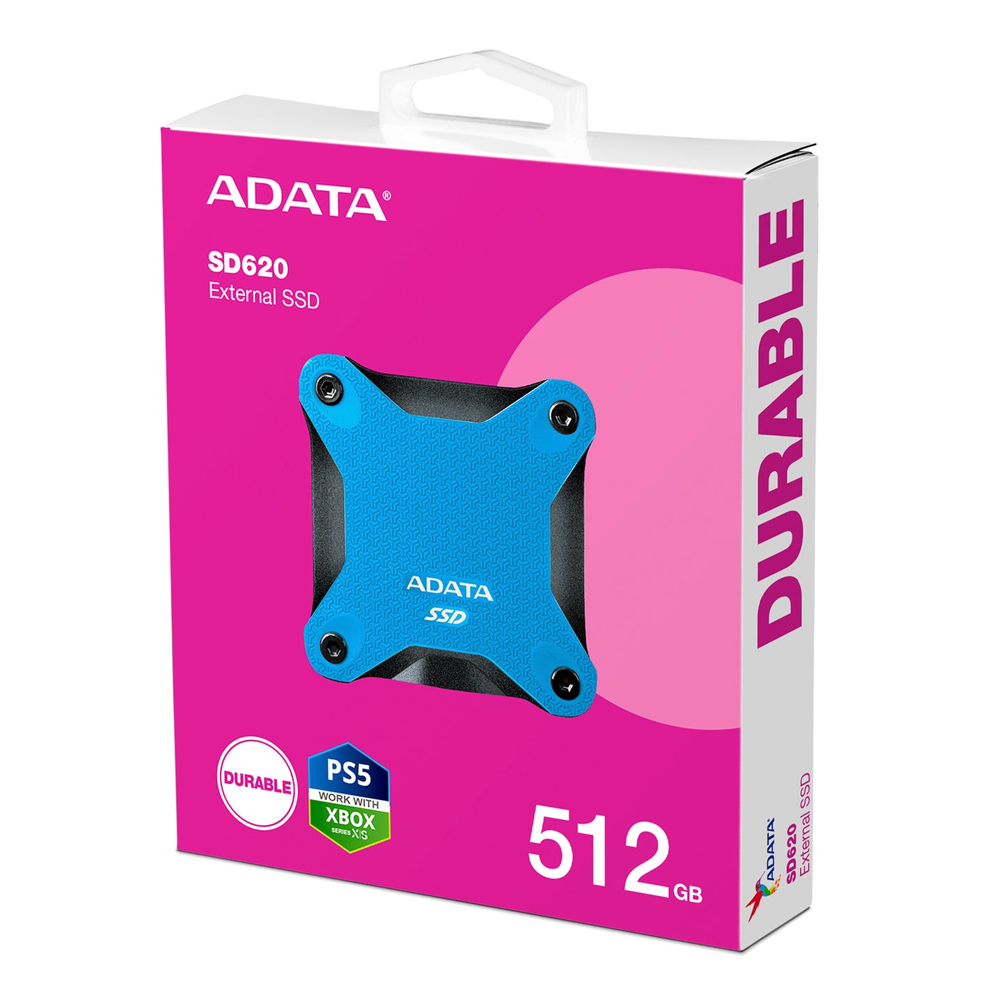 Disco sólido Adata externo SD620 512GB USB 3.2 Azul