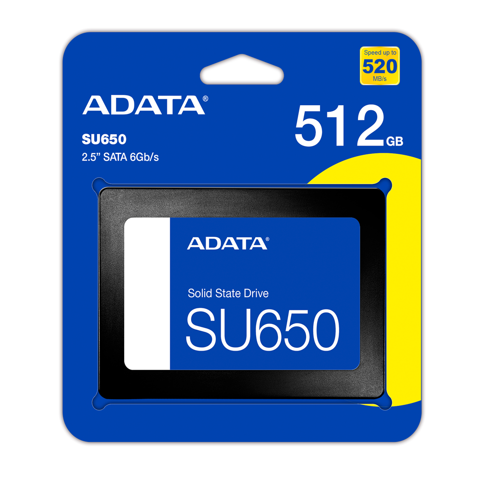 Disco Solido Ssd Adata Su650 Sata De 512 Gb 3dnan