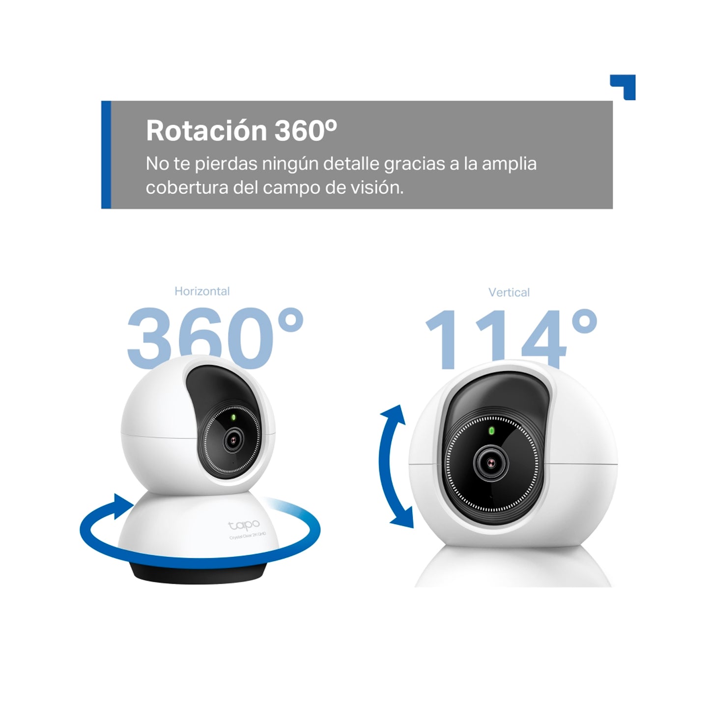 Cámara De Seguridad Tp-link Tapo C220 Wifi 360° 2K 4MP