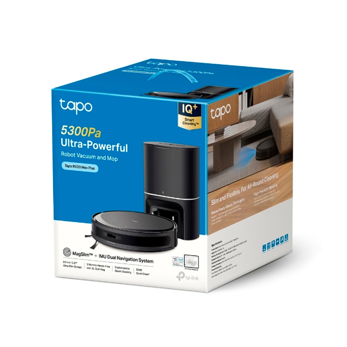 Aspiradora Robot Tp-link Tapo Rv 20 Max + Base de Autovaciad