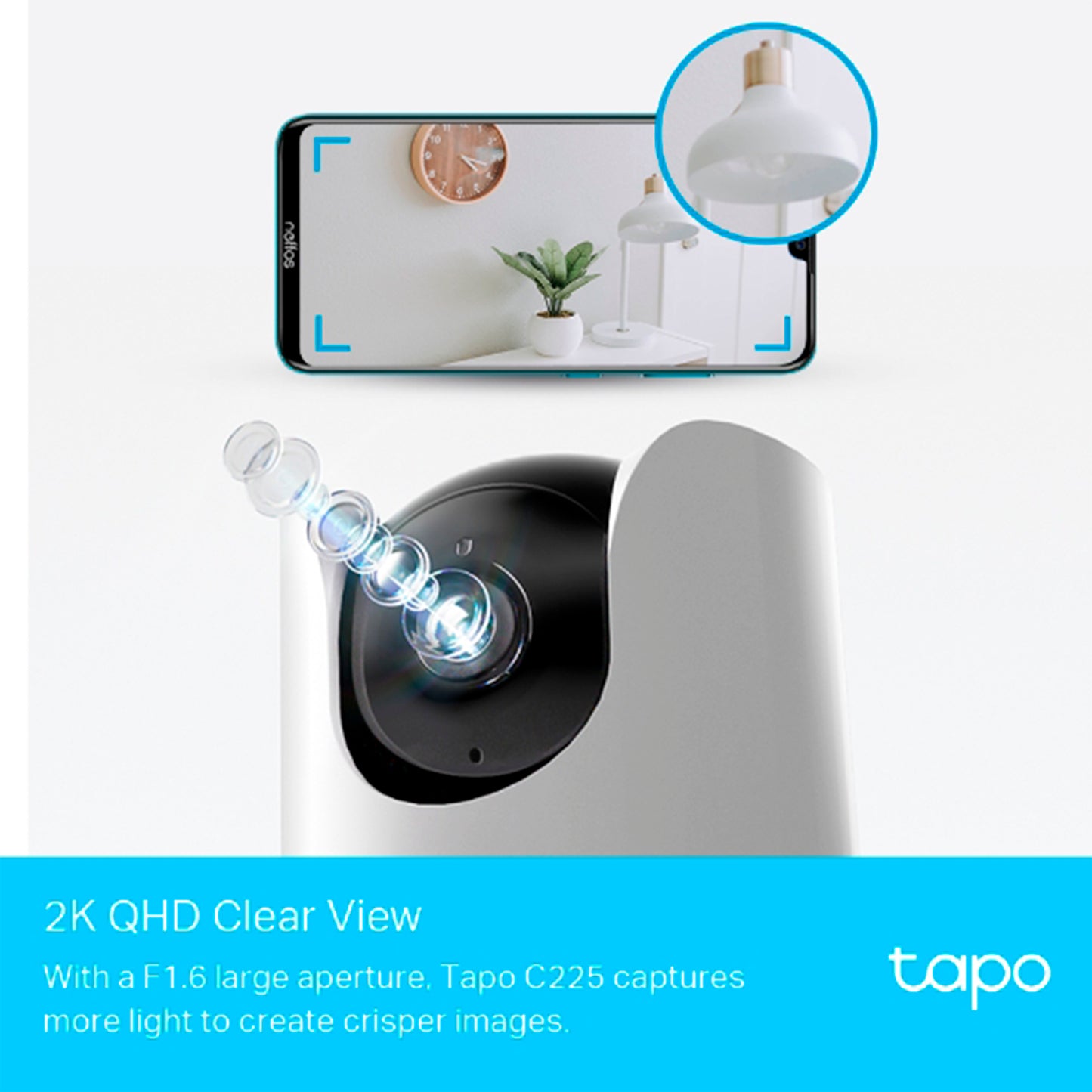Tapo C225 Camara De Seguridad Visión Nocturna TP-Link +128GB