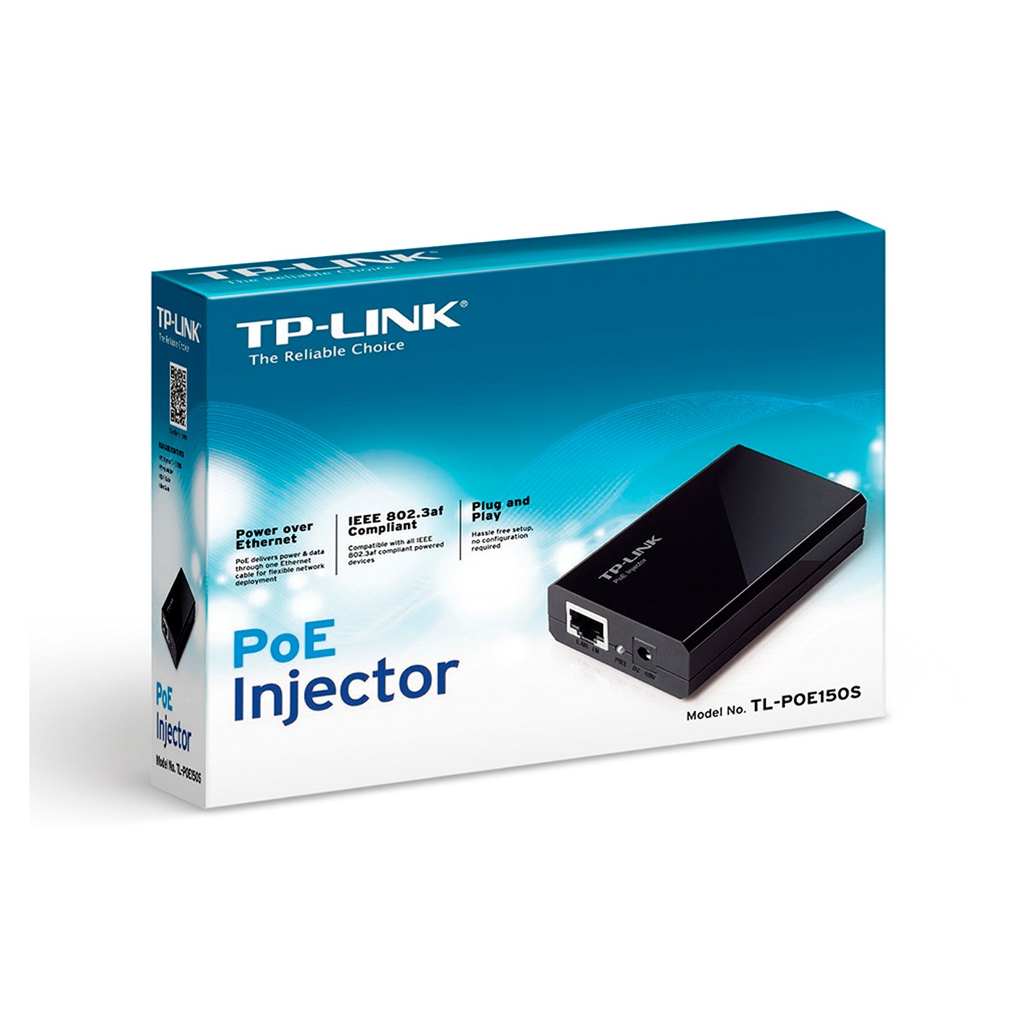 Adaptador de inyector PoE TP-Link TL-PoE150s