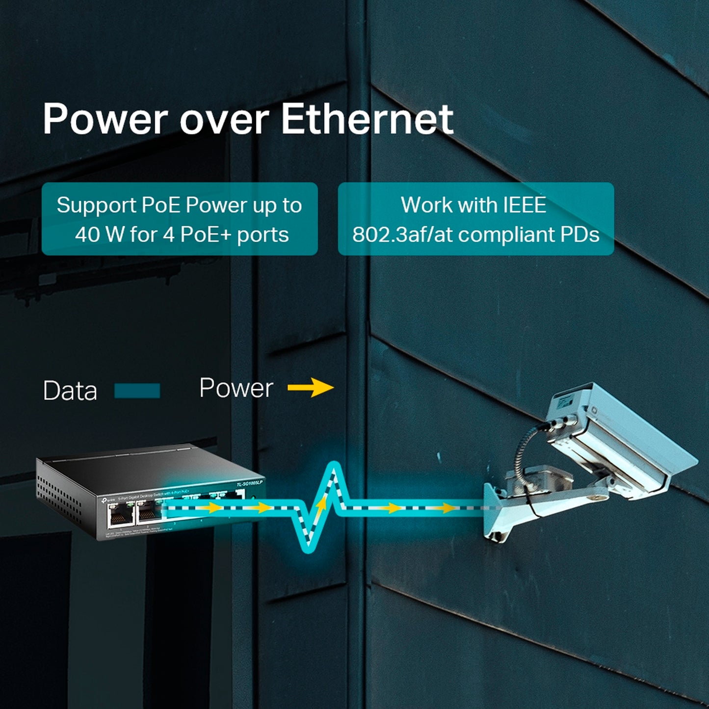 Switch No Administrable Tp-link Tl-sg1005lp 5 Purtos /v