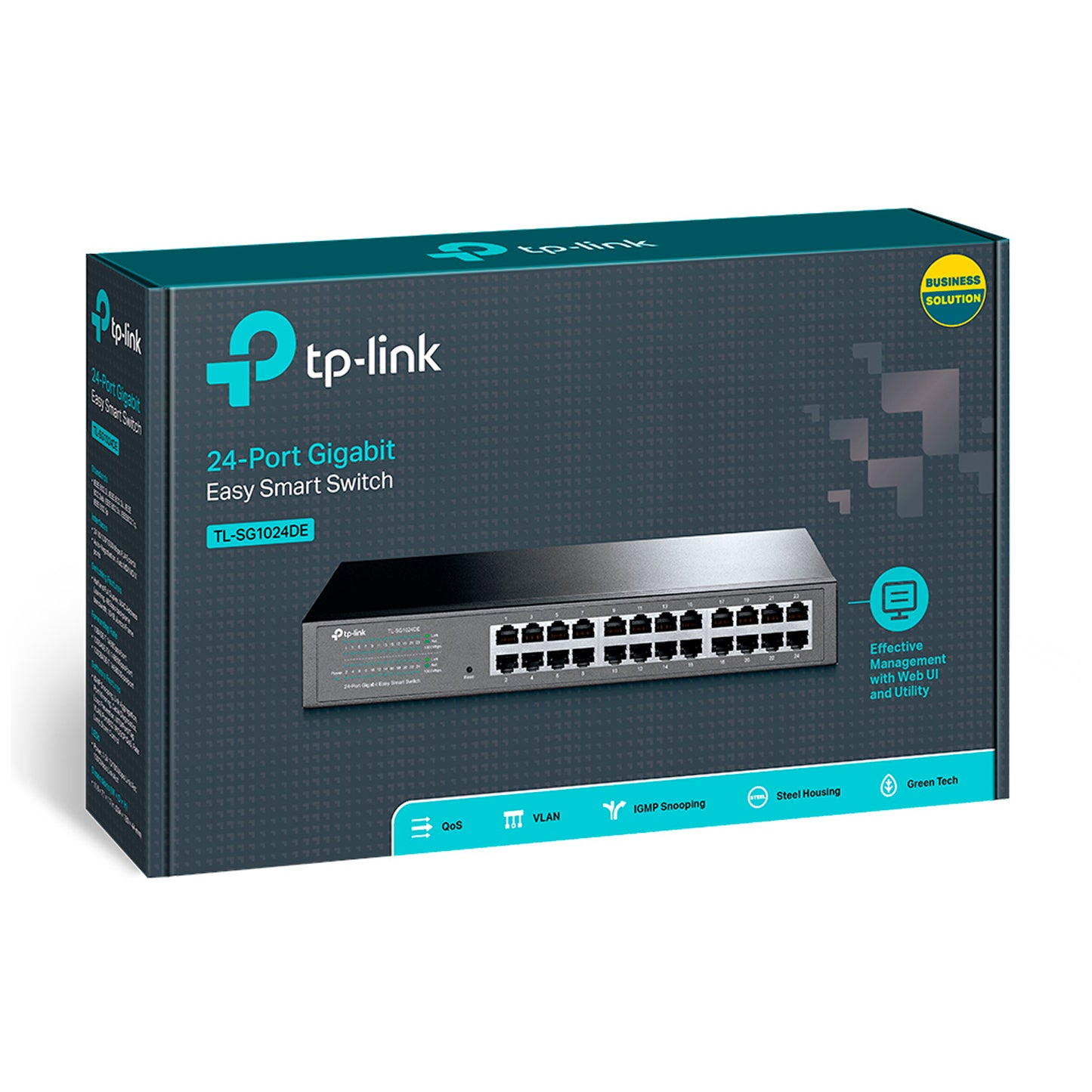 Switch Gigabit TL-SG1024DE Tp-link 24 Puertos 10/100/1000mbp