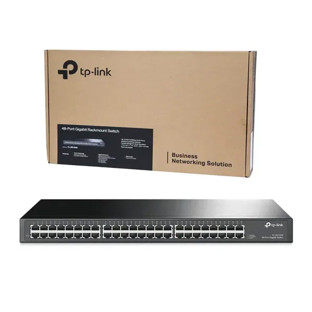 Switch Gigabit Tp-link 48 Puertos 10/100/1000mbps Tl-sg1048