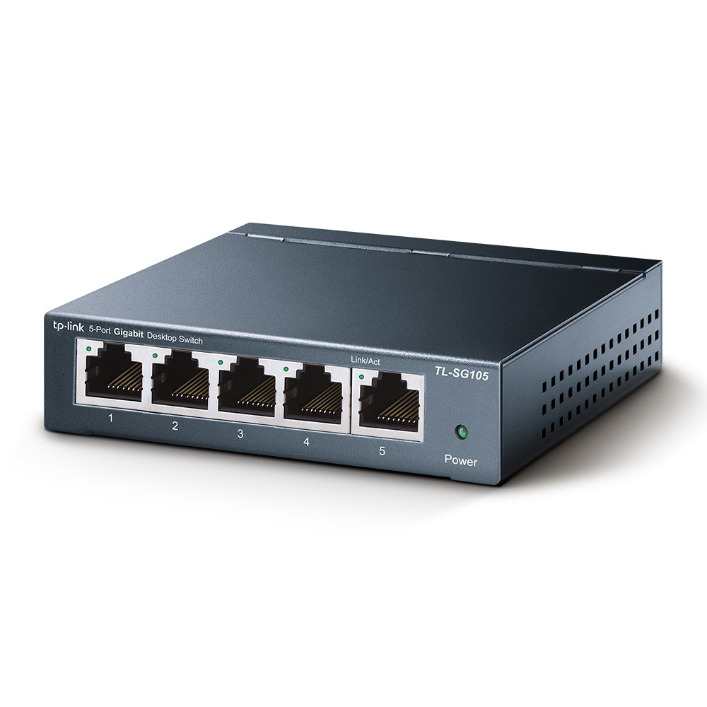 Switch Tp-link Tl-sg105 10/100/1000 Mbps 5 Puertos